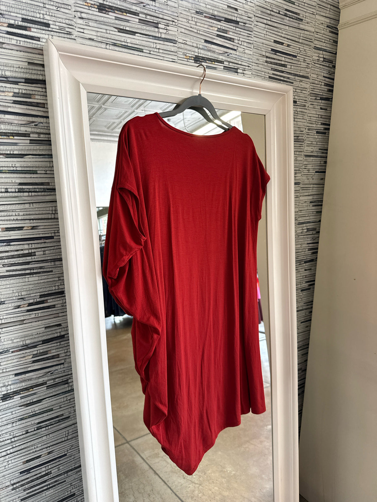 EILEEN FISHER Size PM Red Dress