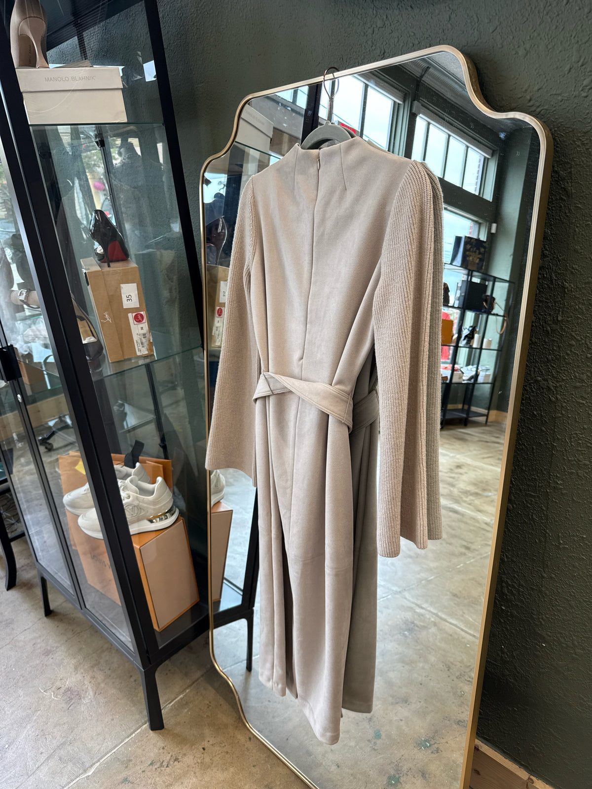 ANN TAYLOR Size S Beige Dress