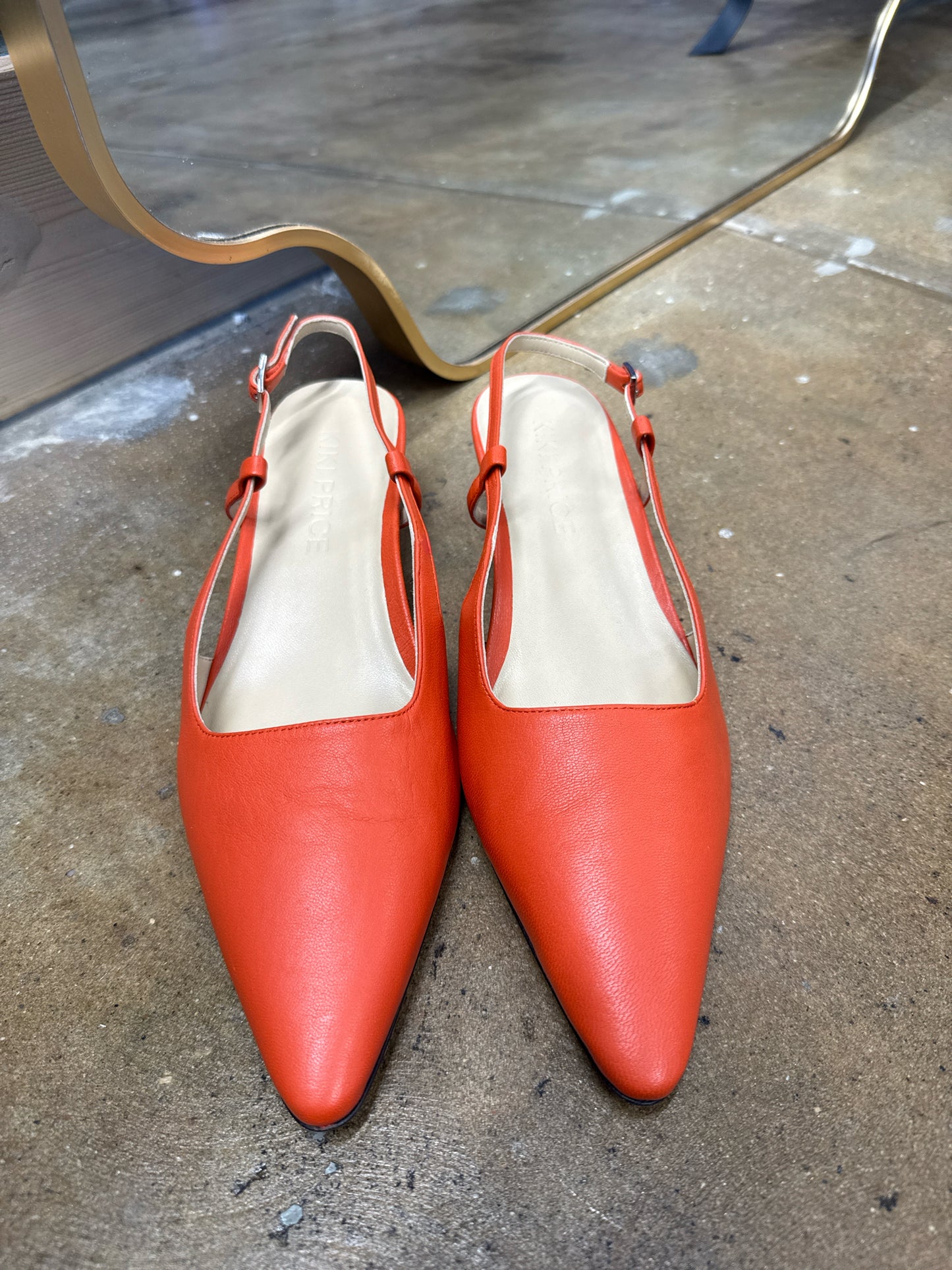 Kiki Price Shoe Size 39.5 Orange Heels