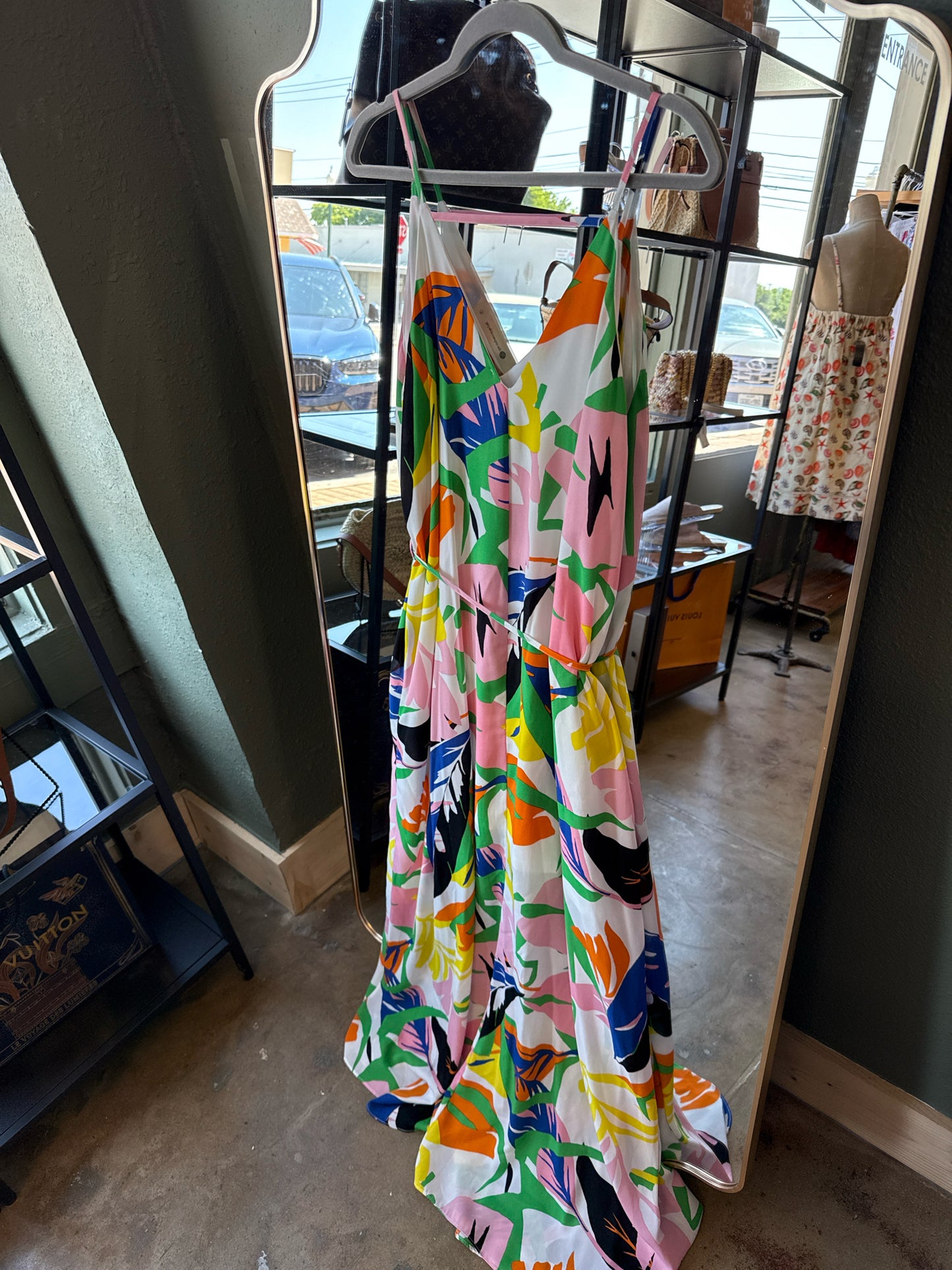 The Impeccable Pig Size L multi spagetti strap Dress