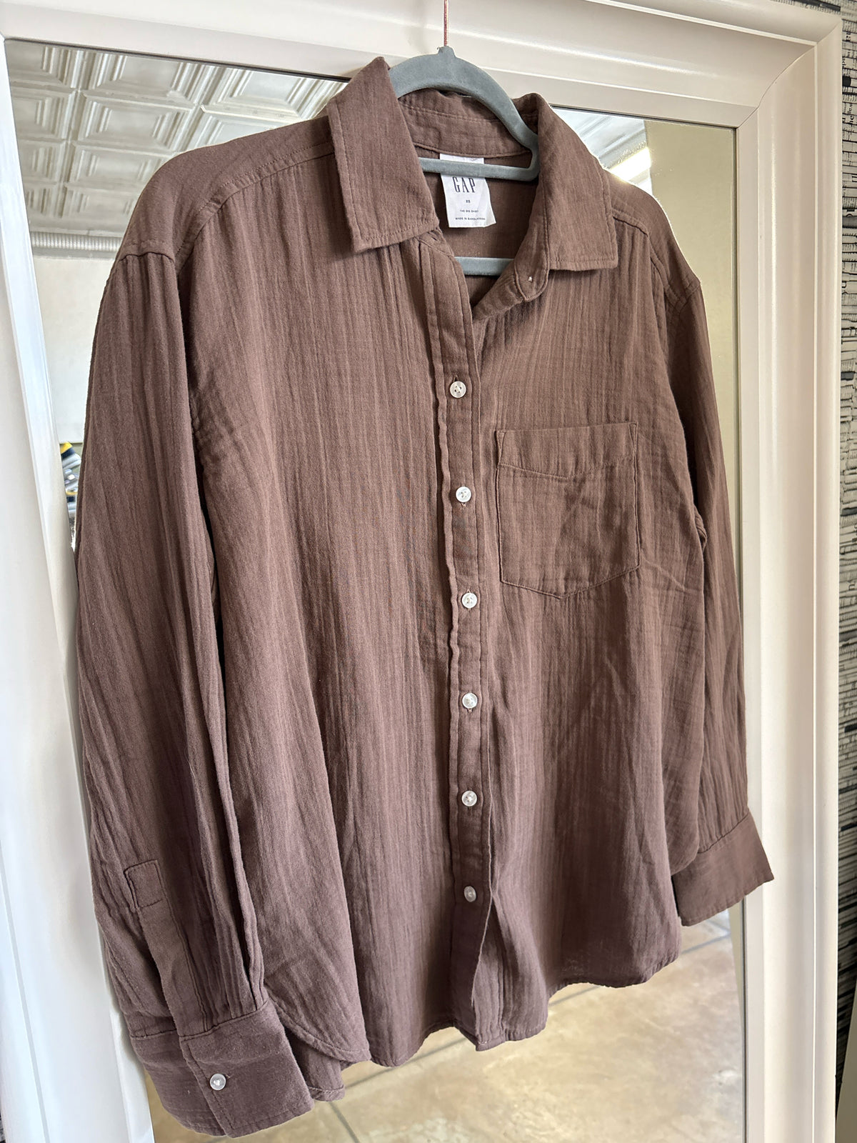 GAP Size XS Brown Top