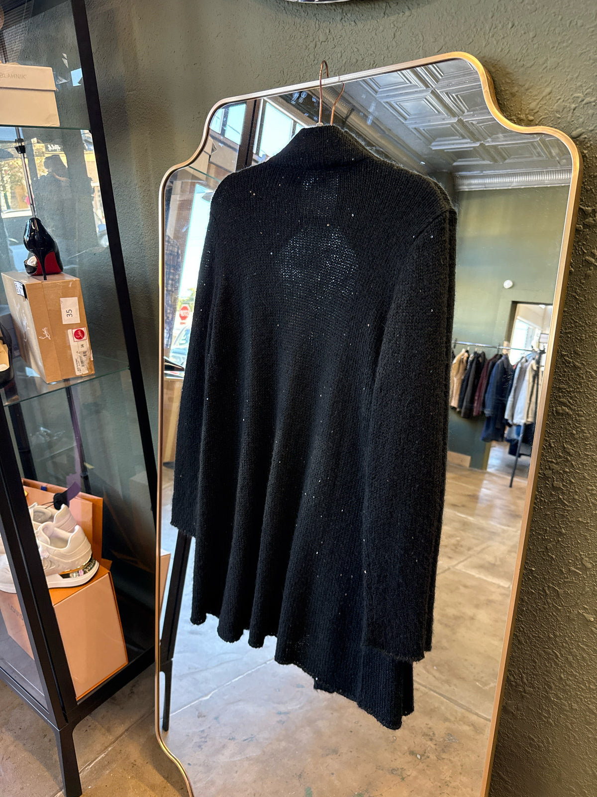 J Jill Size M Black Cardigan