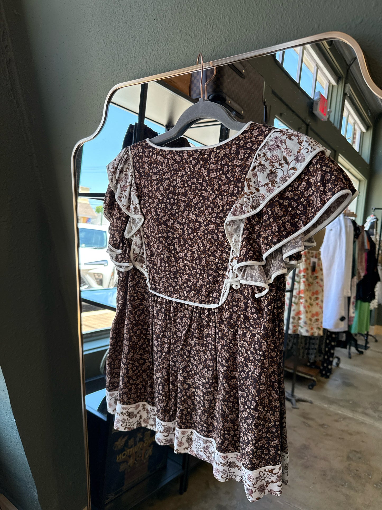 Dear John Size S Brown Top