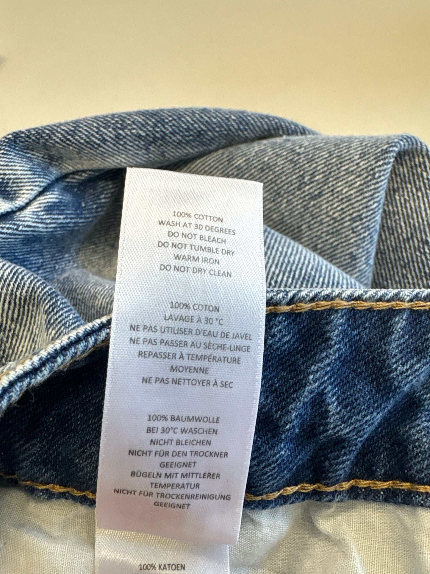NASTY GAL Size 10 Light Wash distressed Jeans