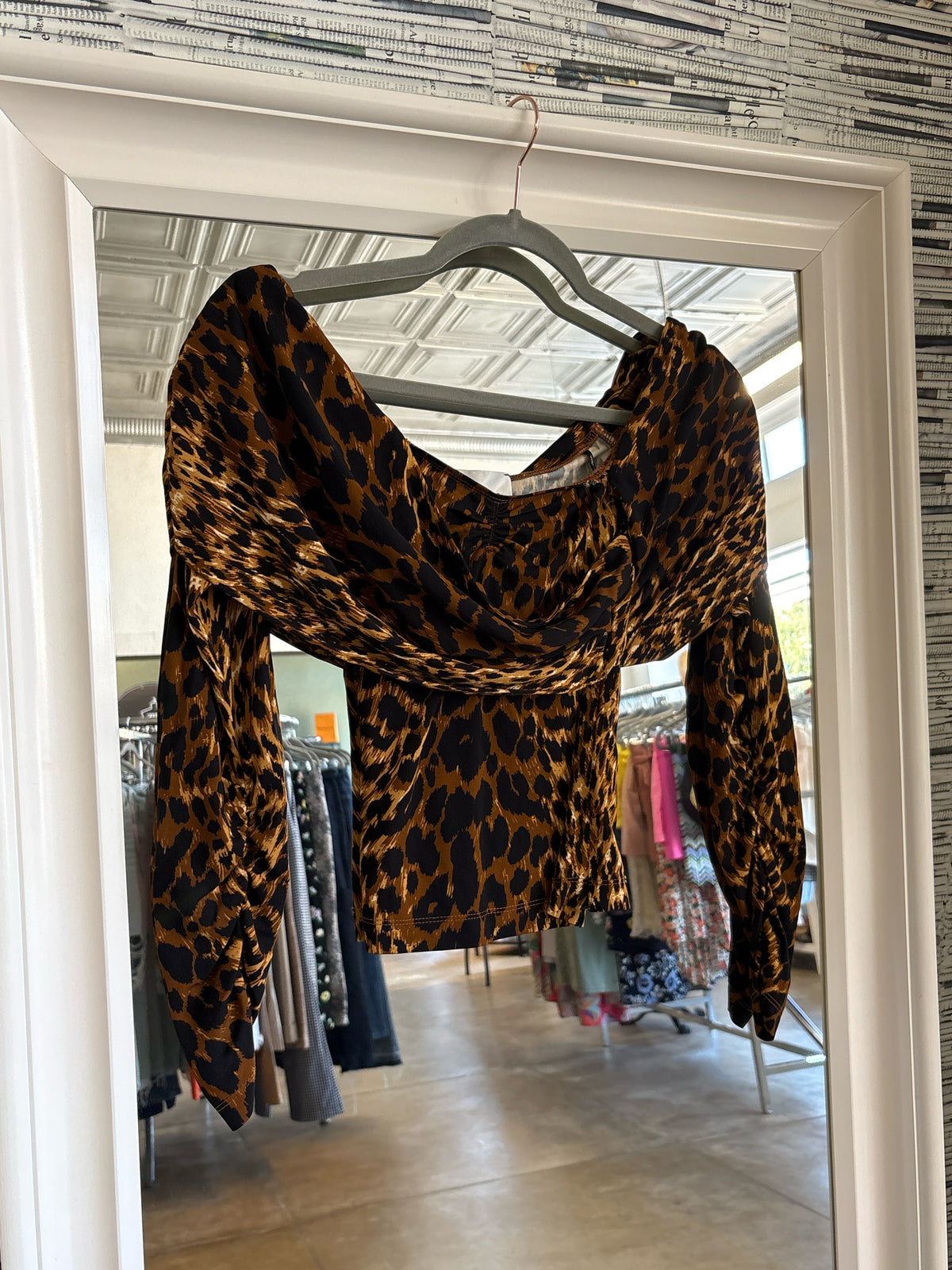 Cara Cara Size S Leopard Top