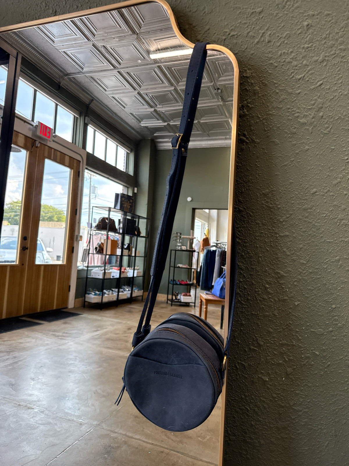 Portland Leather Navy Purse