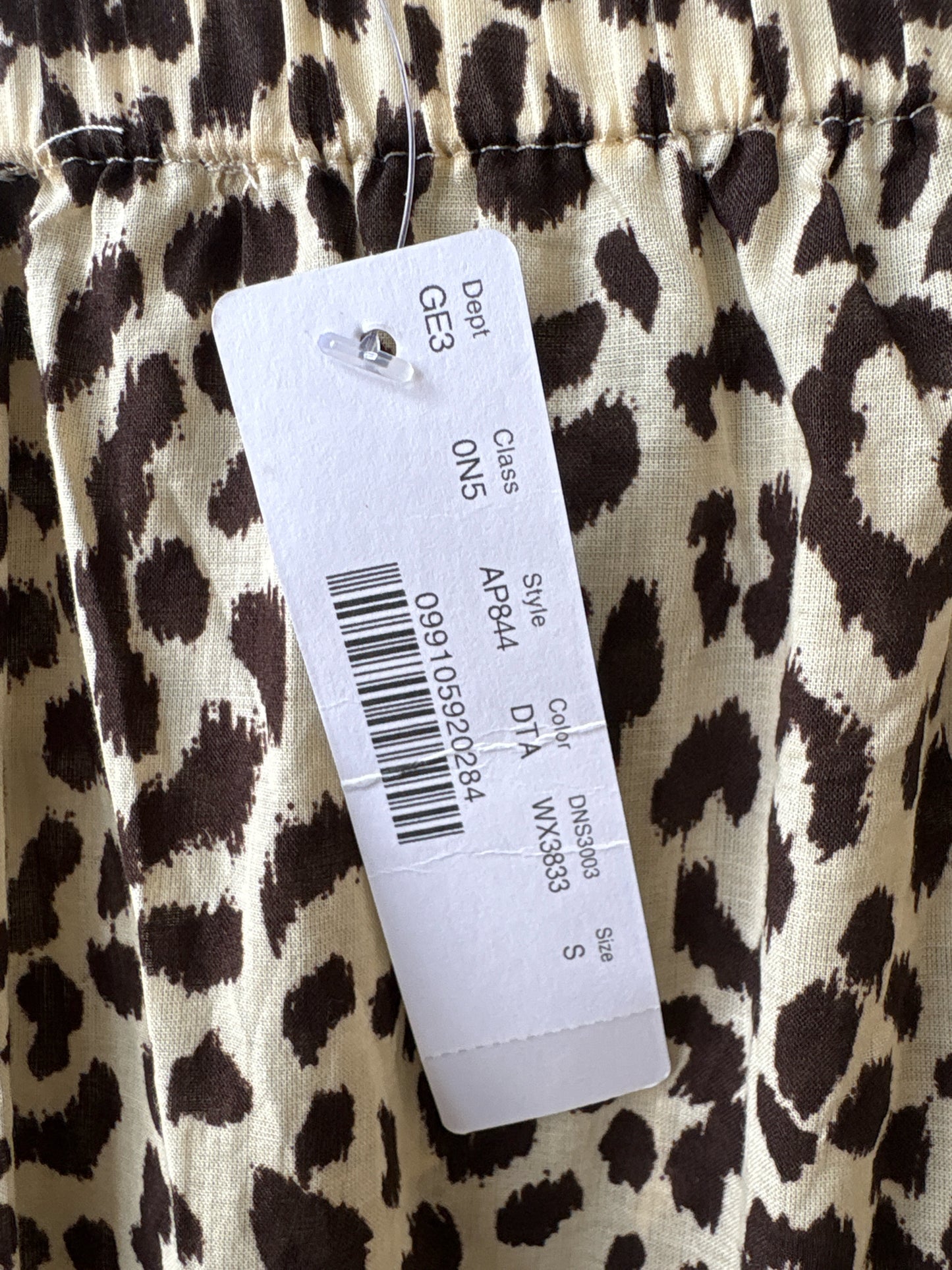 J. CREW Size S Cream + brown Swimwear