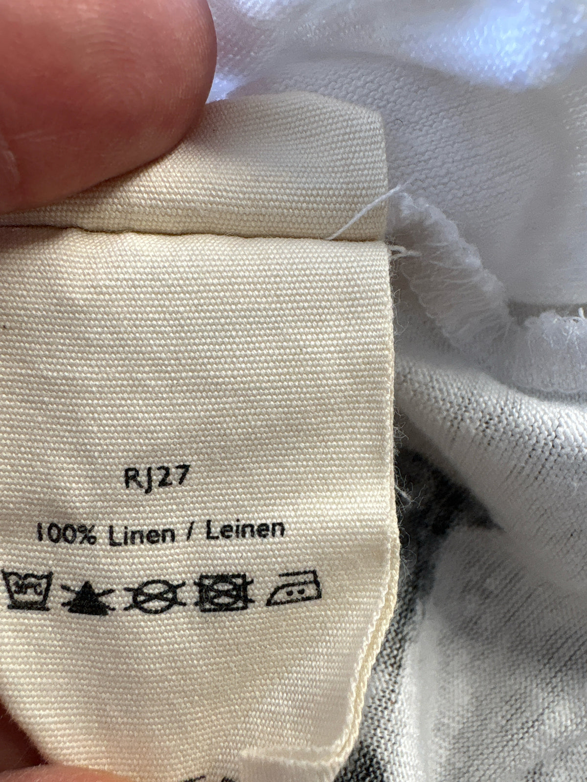 Poetry Size 10 White Print Top