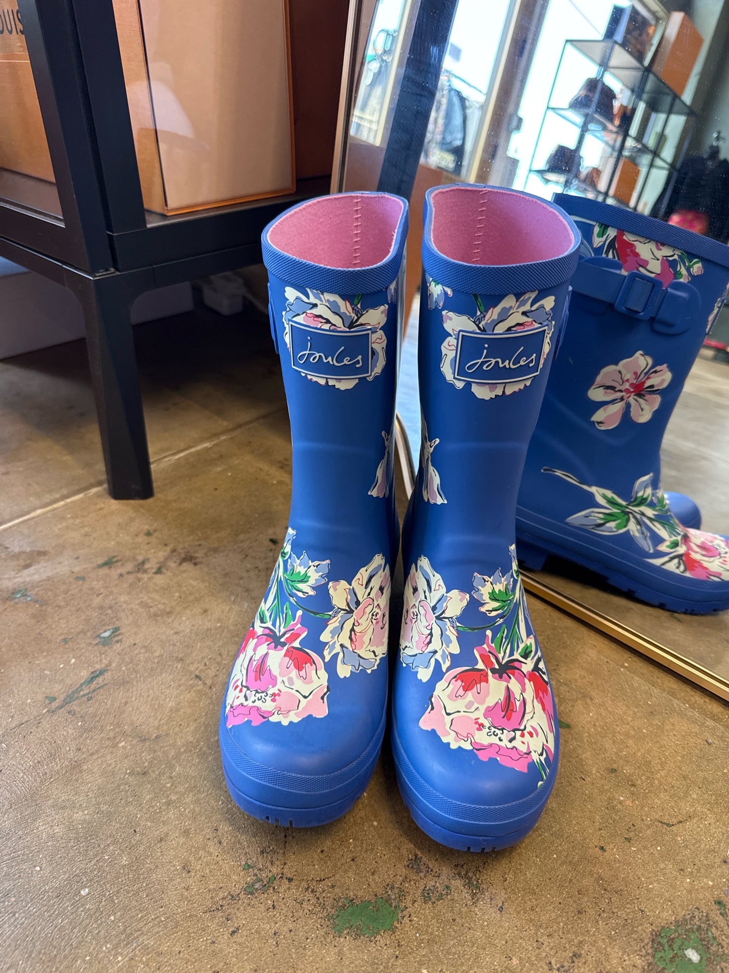Joules Shoe Size 40 Blue Boots