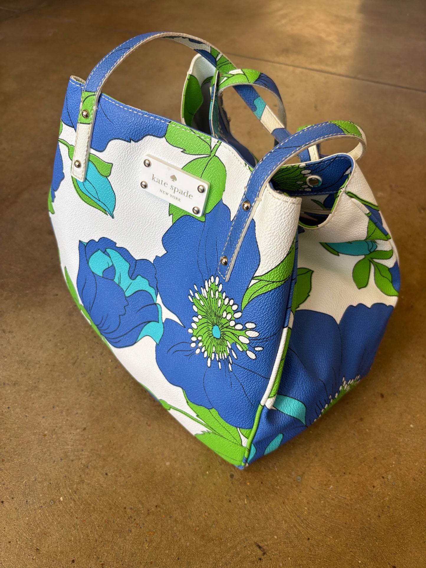 Kate Spade Blue/Green/White Bag