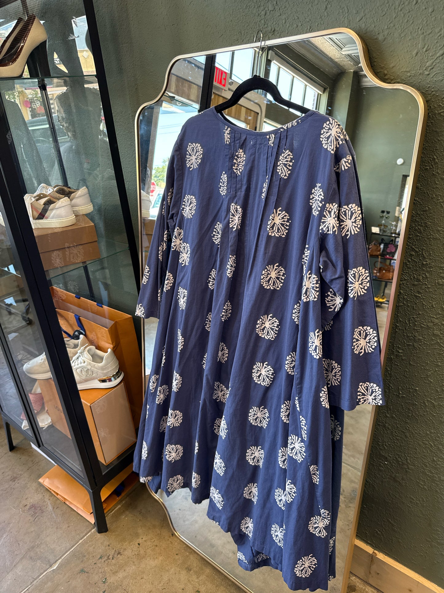 Tulip Size L Blue/White Dress