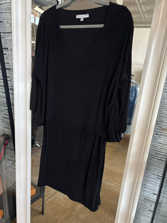 Annalee + Hope Size S Black V-neck Dress