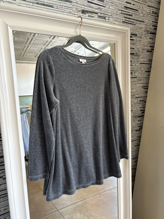 Purejill Size M Gray Top
