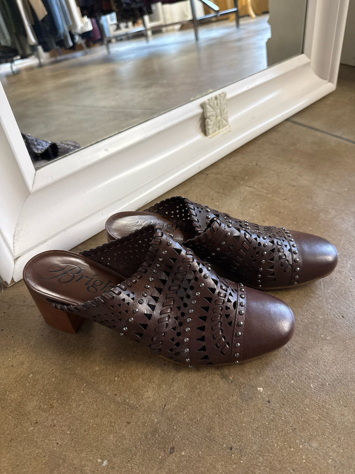 Brighton Shoe Size 6.5 Brown Wedge
