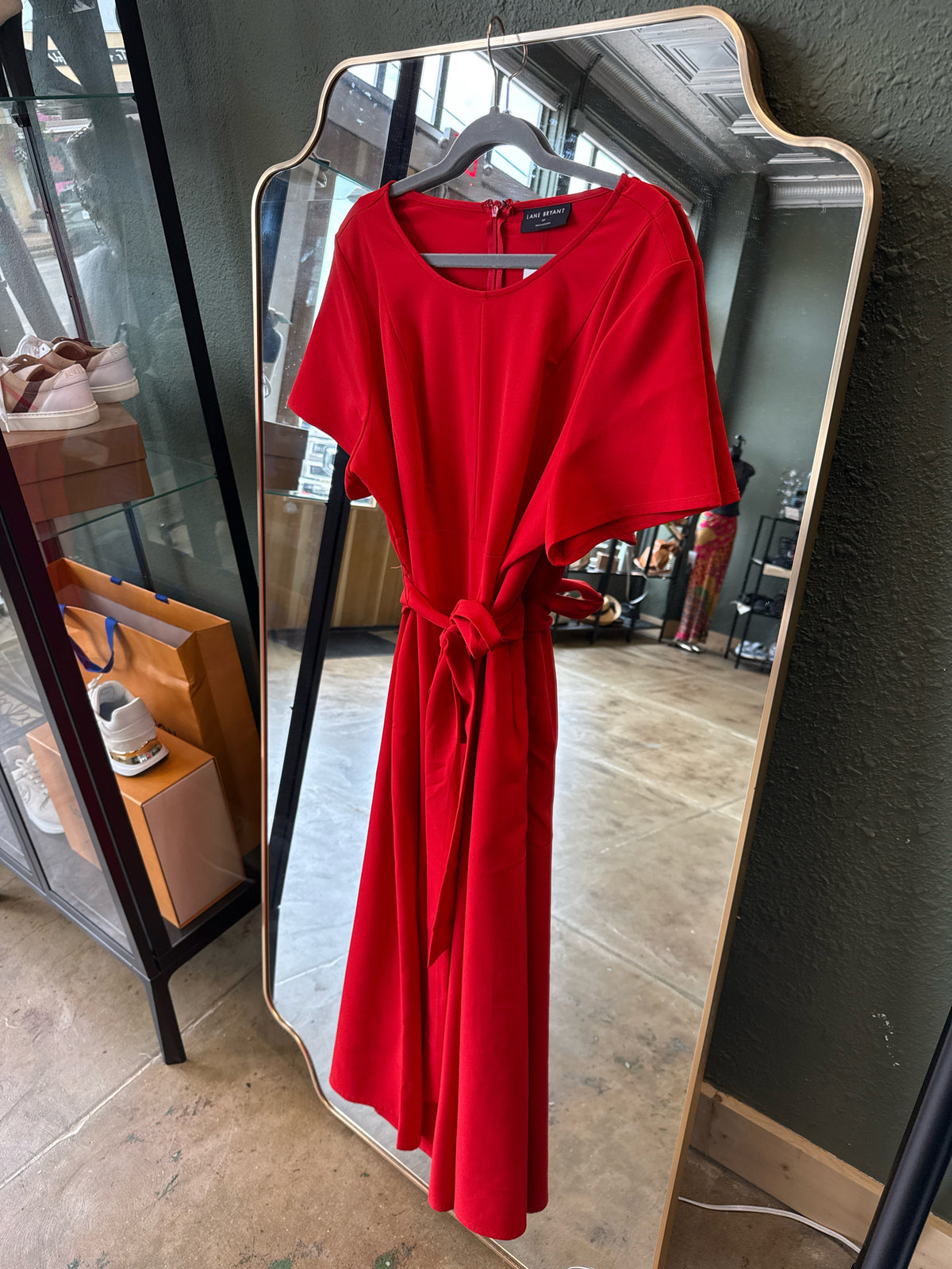 Lane Bryant Size 16P Red Dress