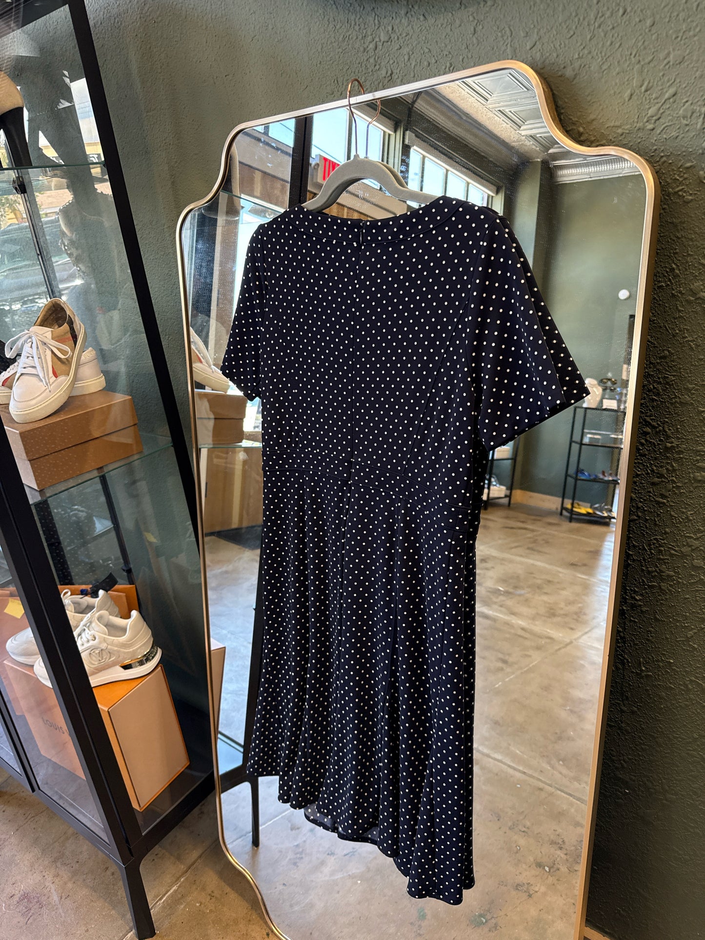 TALBOTS Size 8P Navy Dress