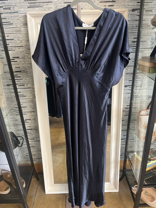 Petal + Pup Size L Navy Silky Formal