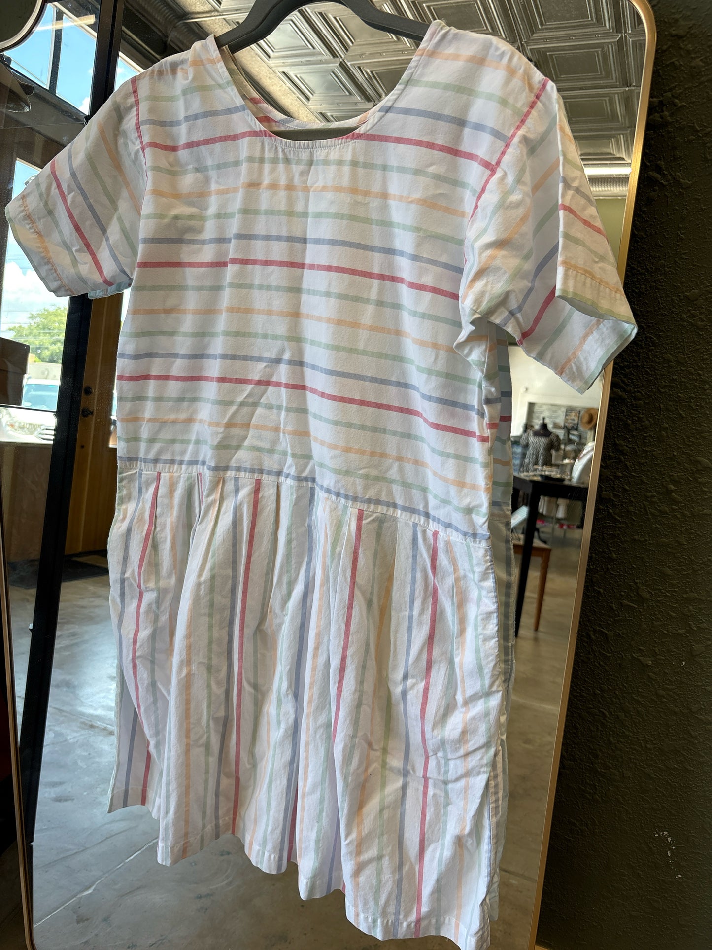 LAKE Size M white multi Dress