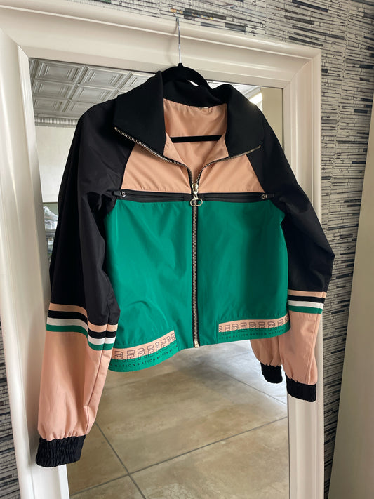 P.E. Nation black + green Jacket
