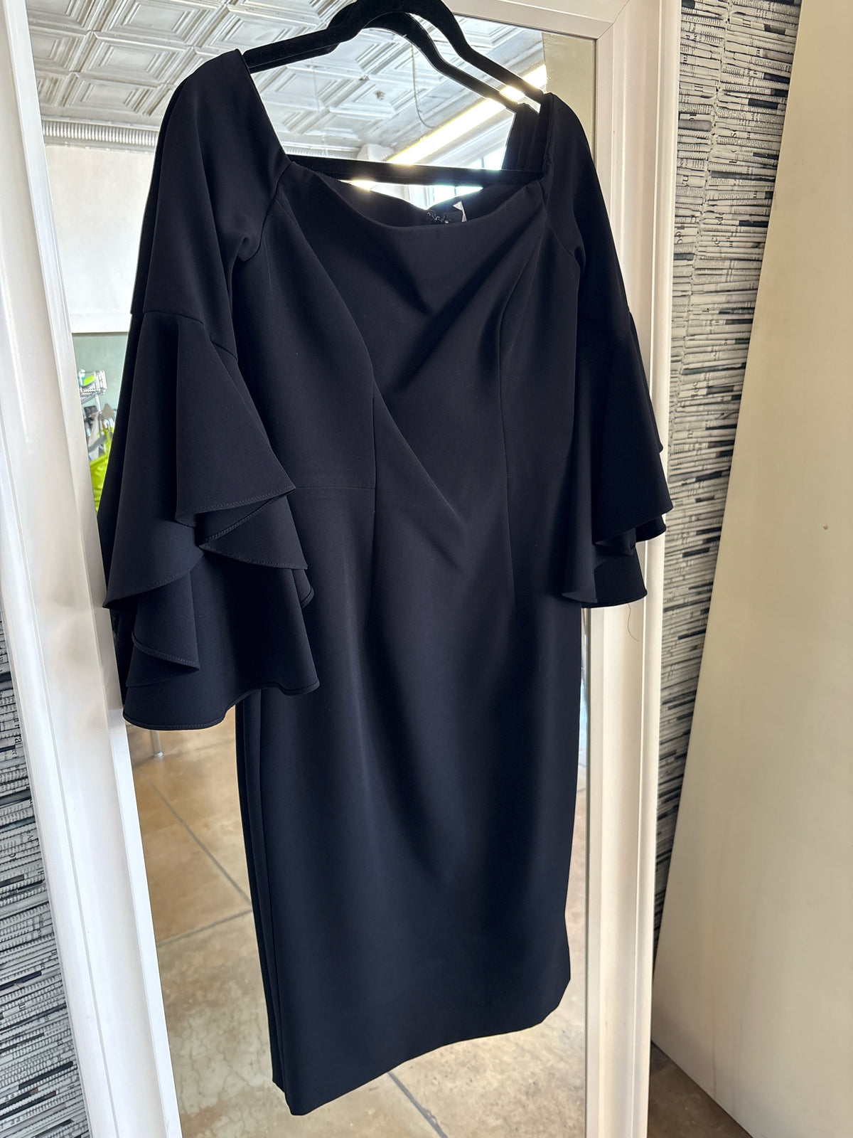 Milly Size 8 Black Dress