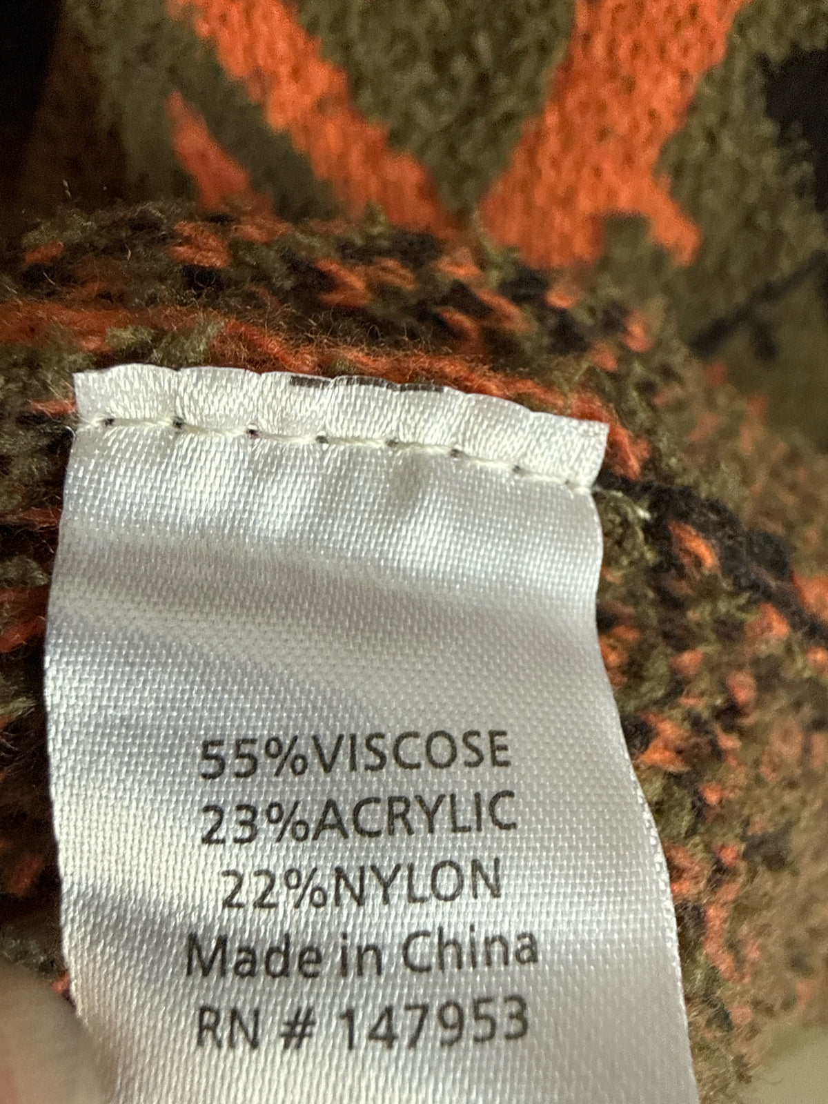 fashion Size S/M Green/Orange Kimono/Shawl