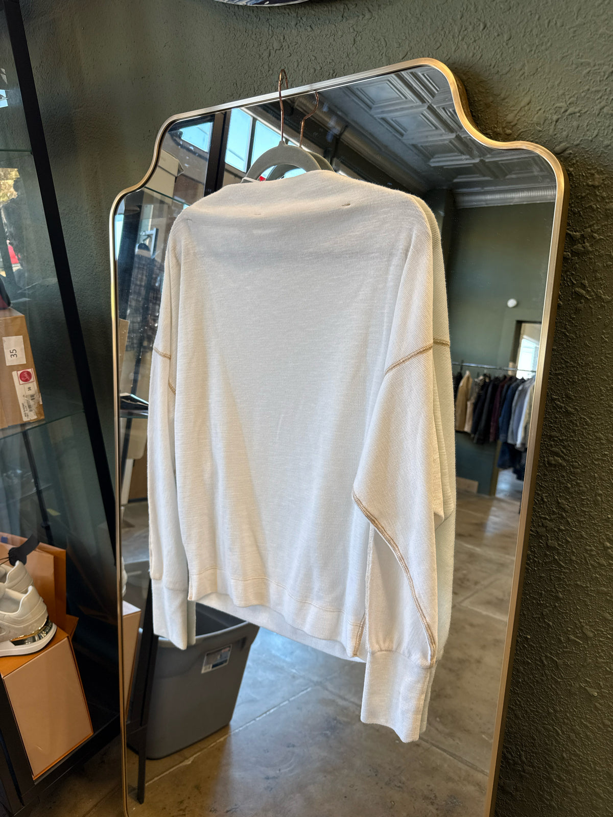 We The Free Size S White Sweatshirt/Hoodie