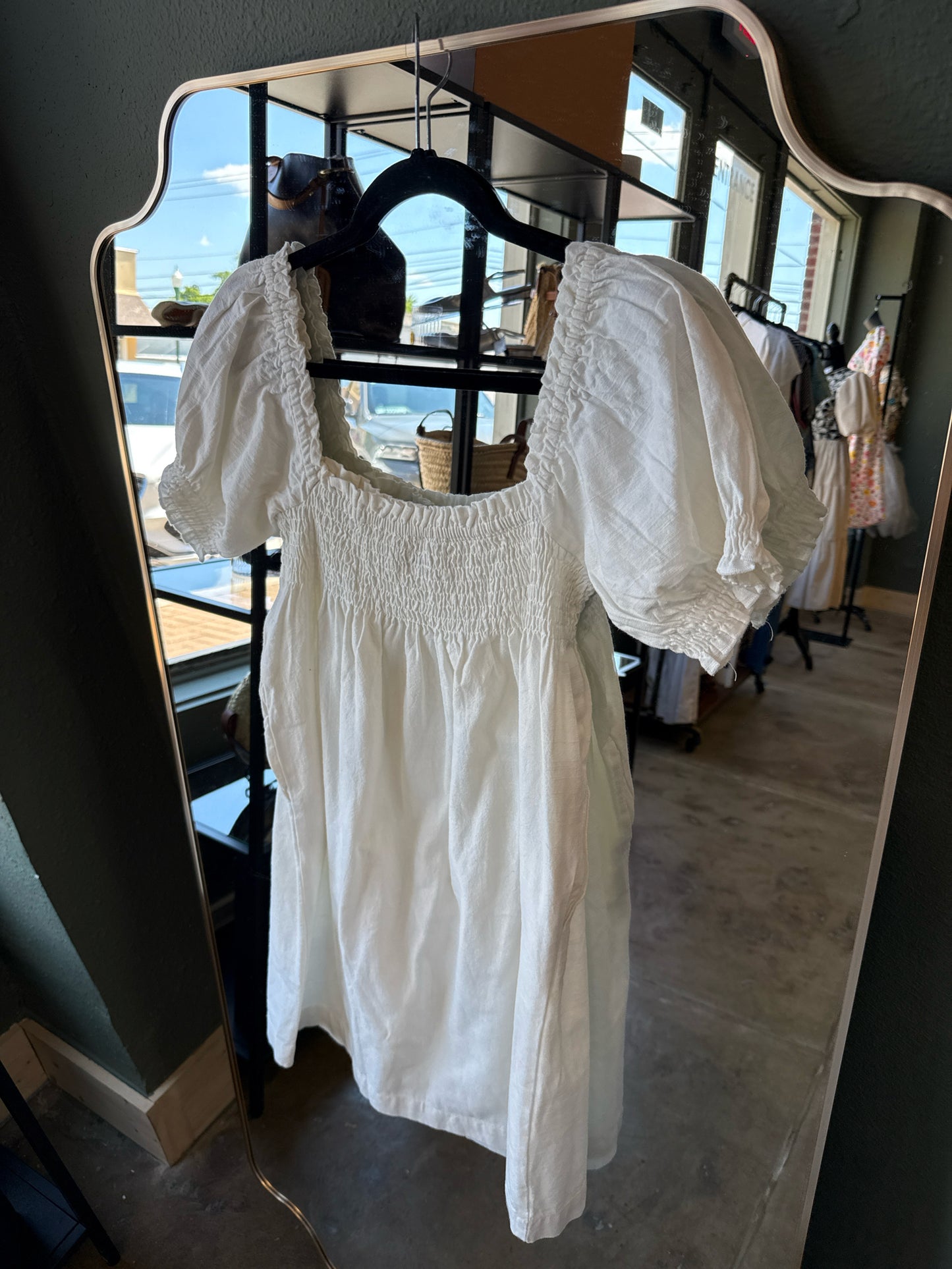Faherty Size S Ivory Dress