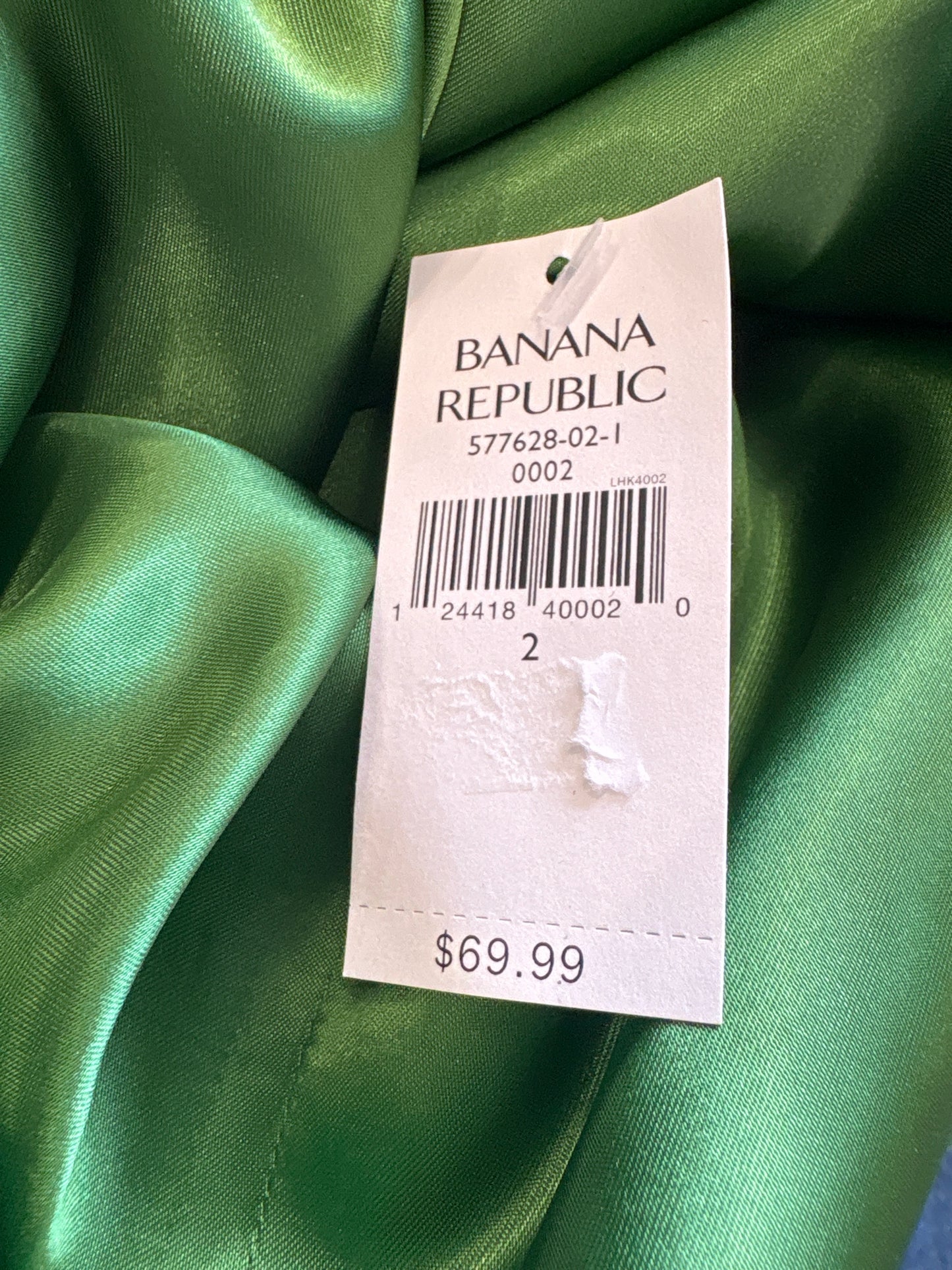 Banana Republic Size 2 Green Skirt