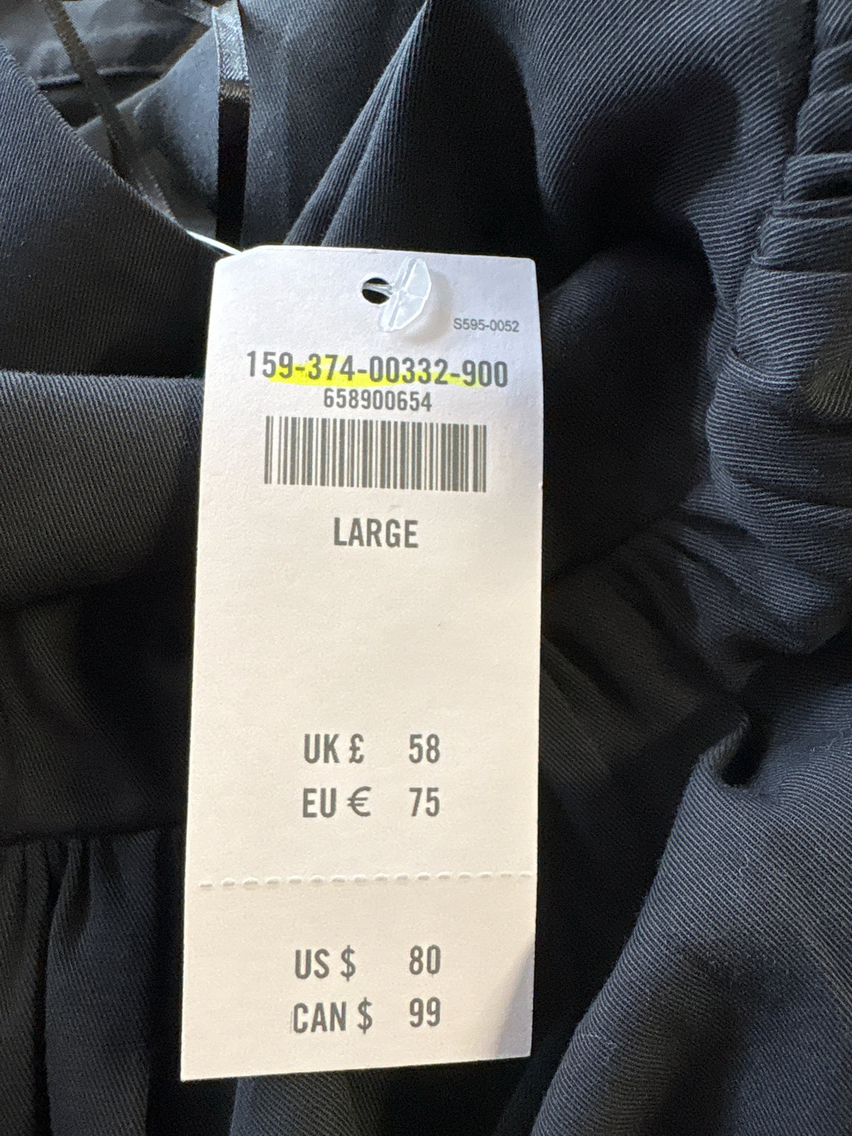 Abercrombie & Fitch Size L Black Dress
