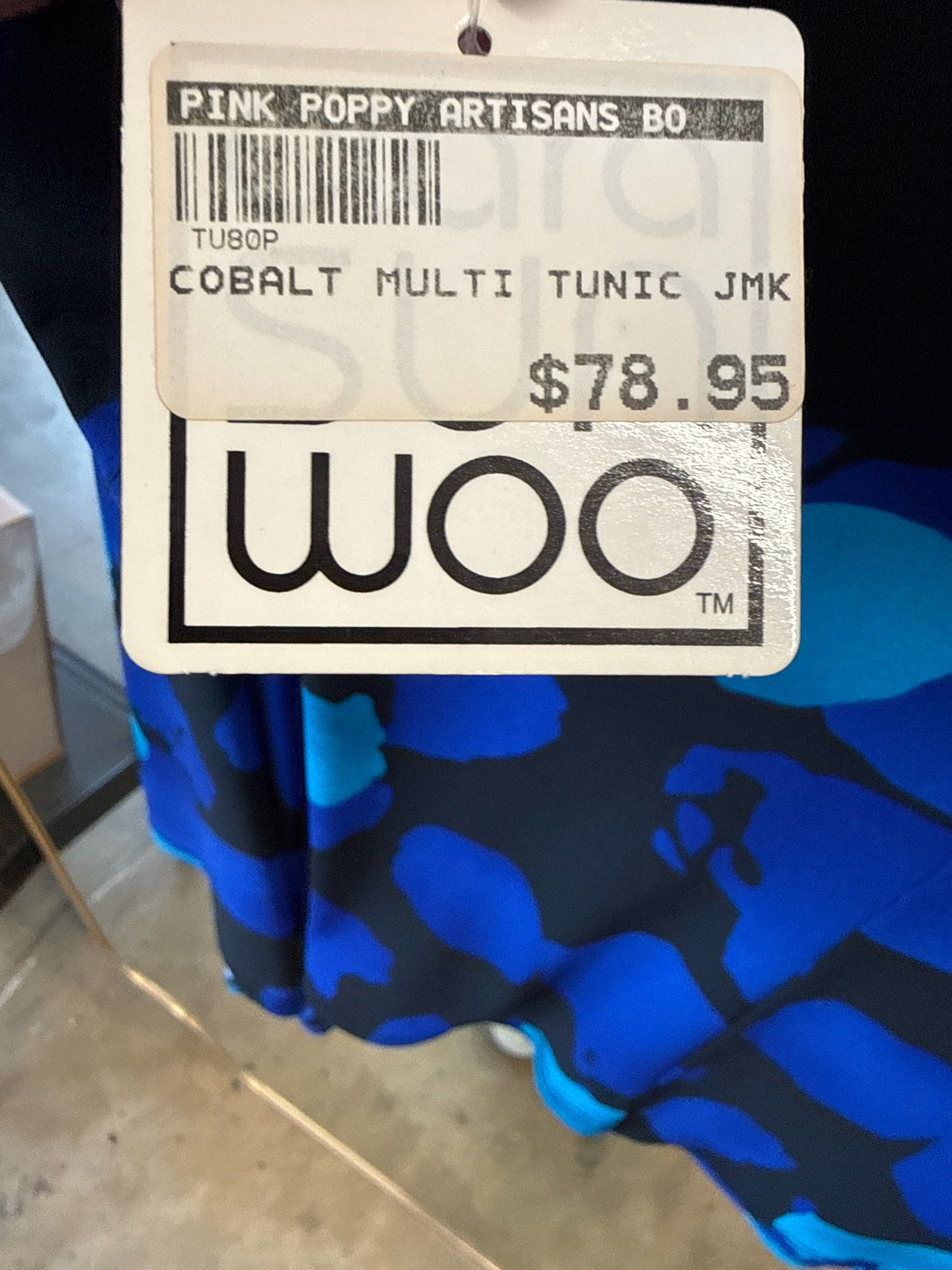Ciara Sun Woo Size XL Blue/Black Dress
