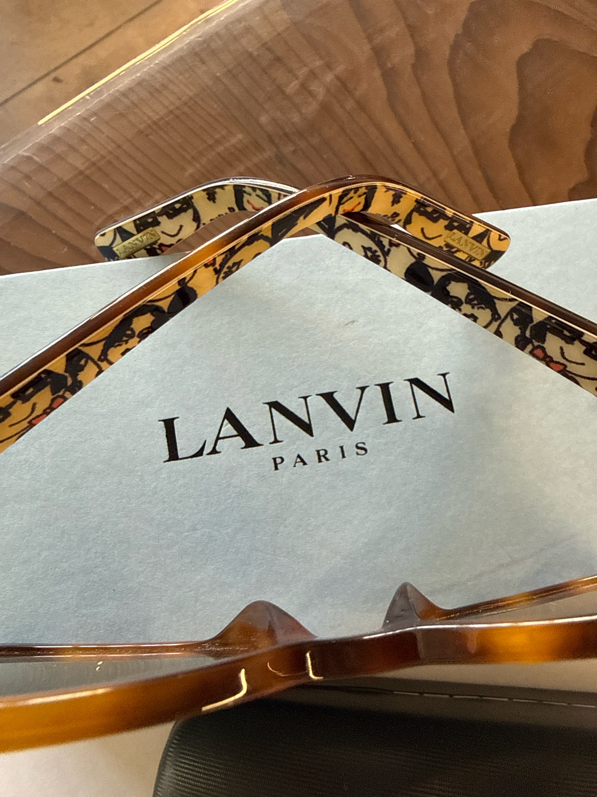 Lanvin Paris Brown Eyewear