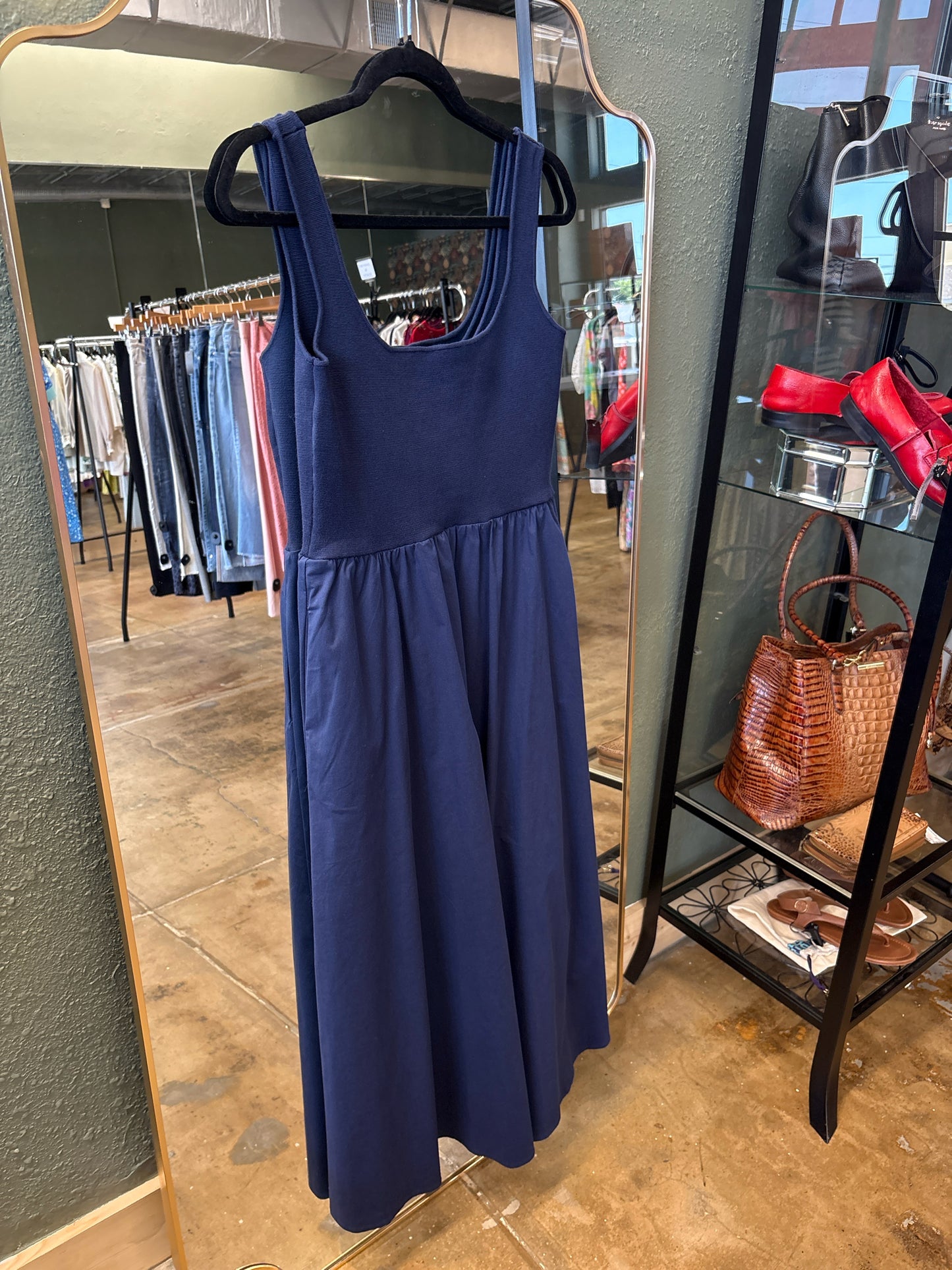 All Row Size L Navy Dress