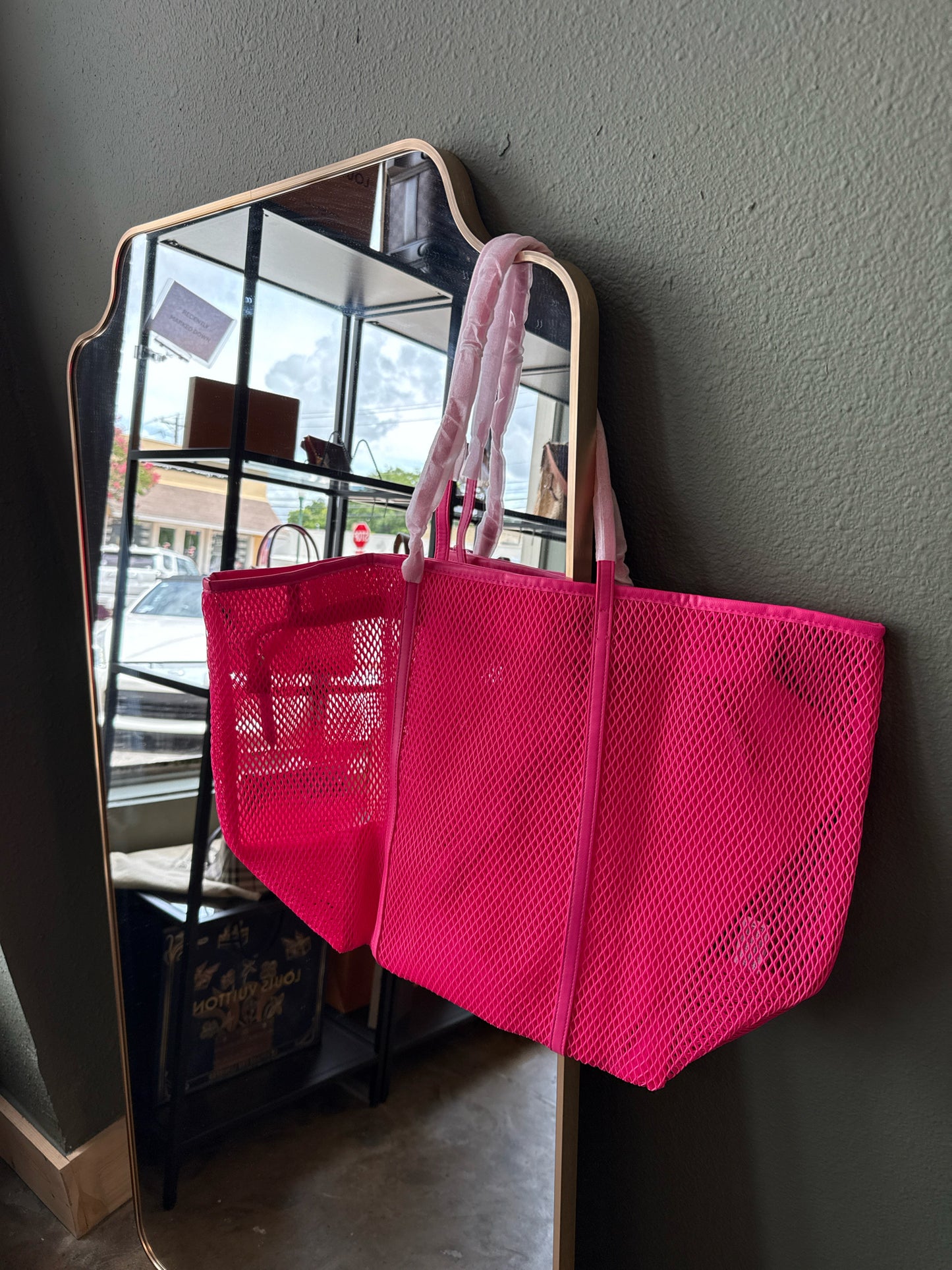 Victorias Secret Pink Mesh Bag Set