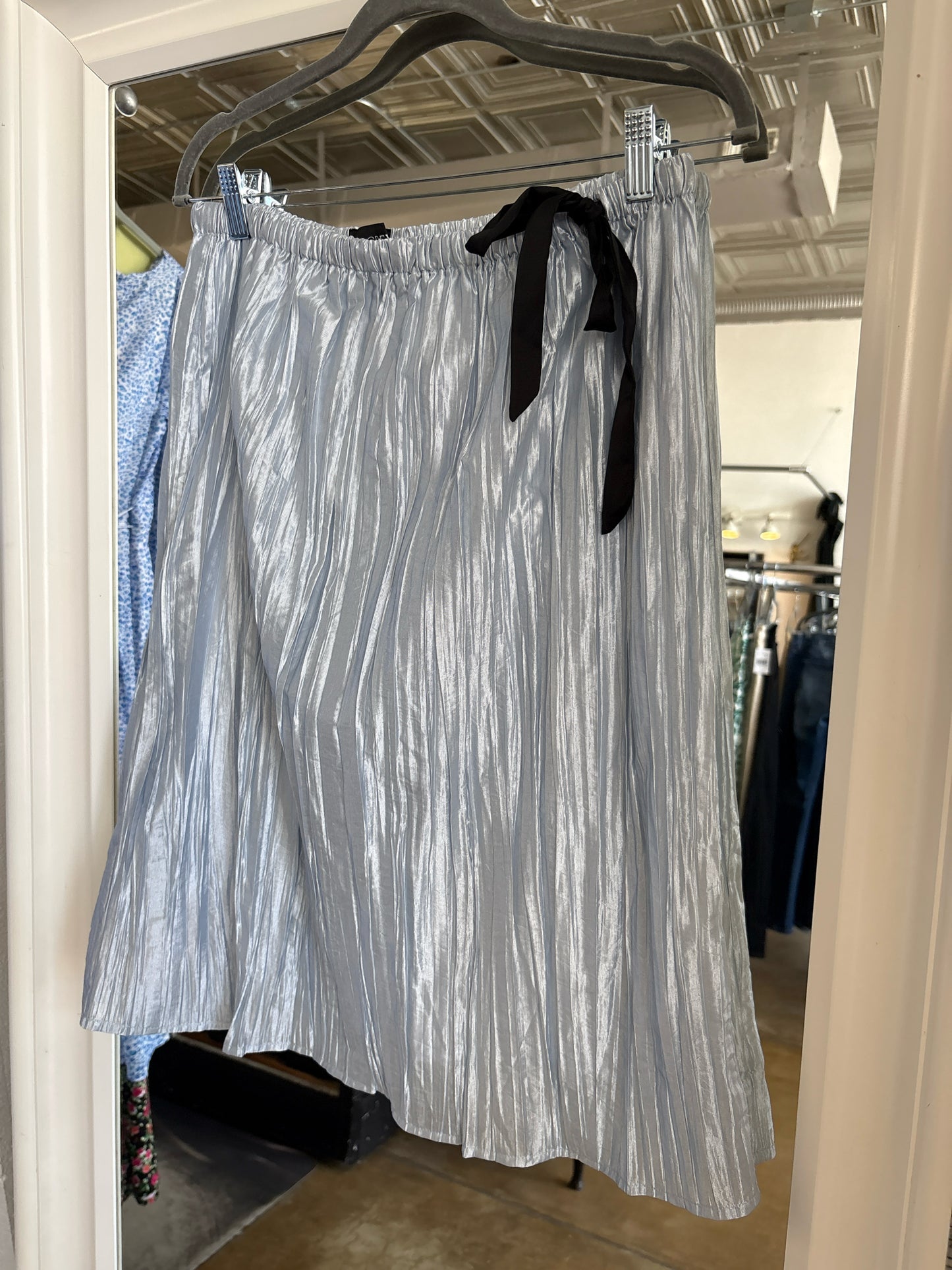 J. CREW Size S silver blue Skirt