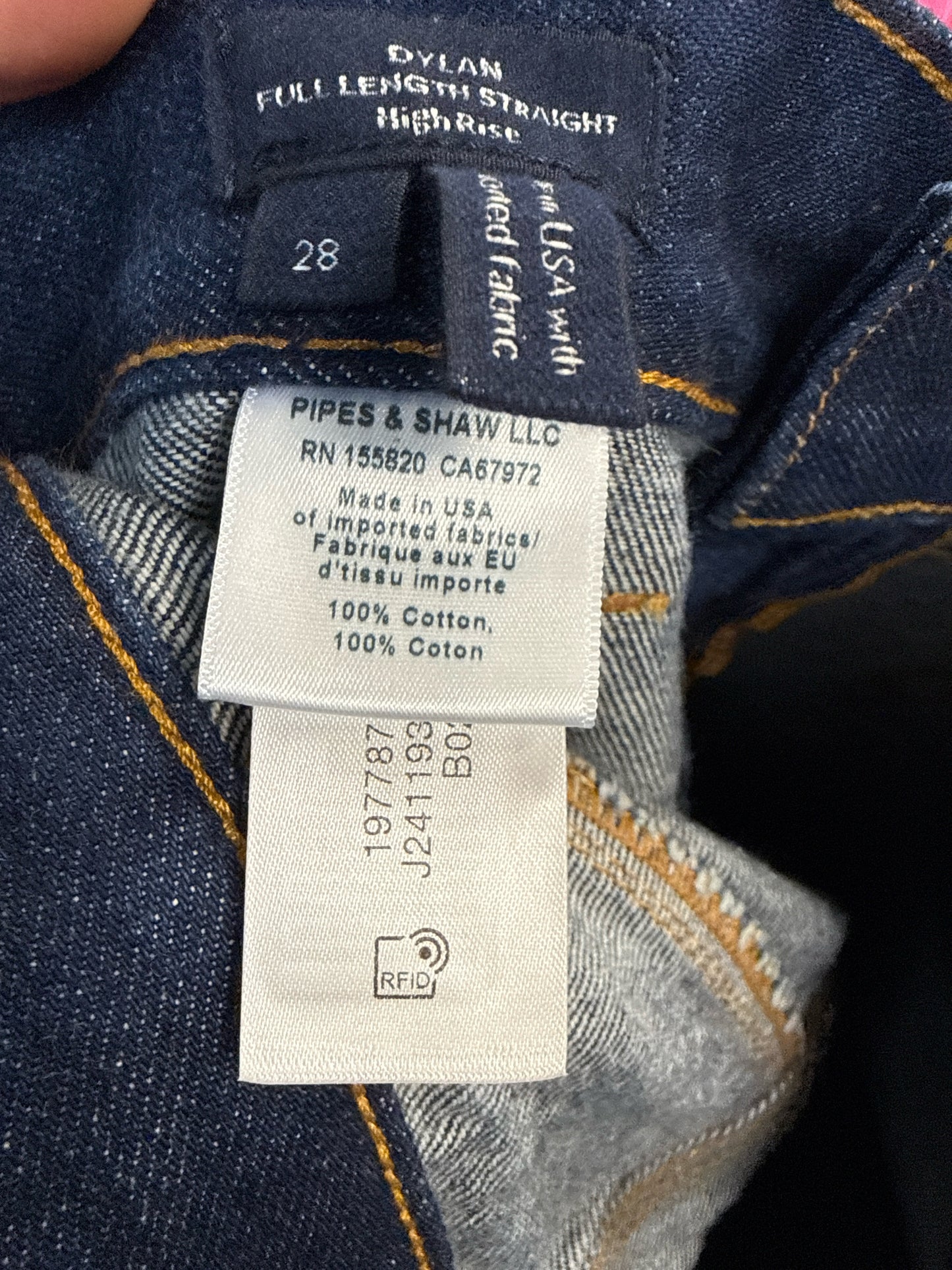 VERONICA BEARD Size 28 Denim Dark Wash Jeans