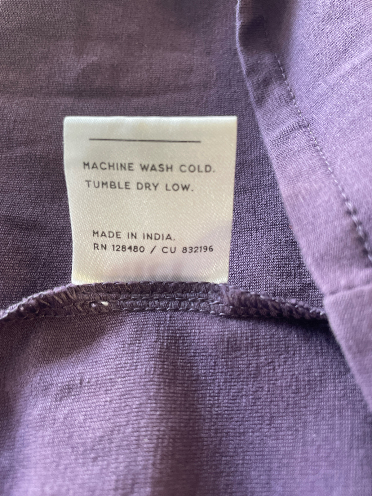 Pact Size S Eggplant Dress