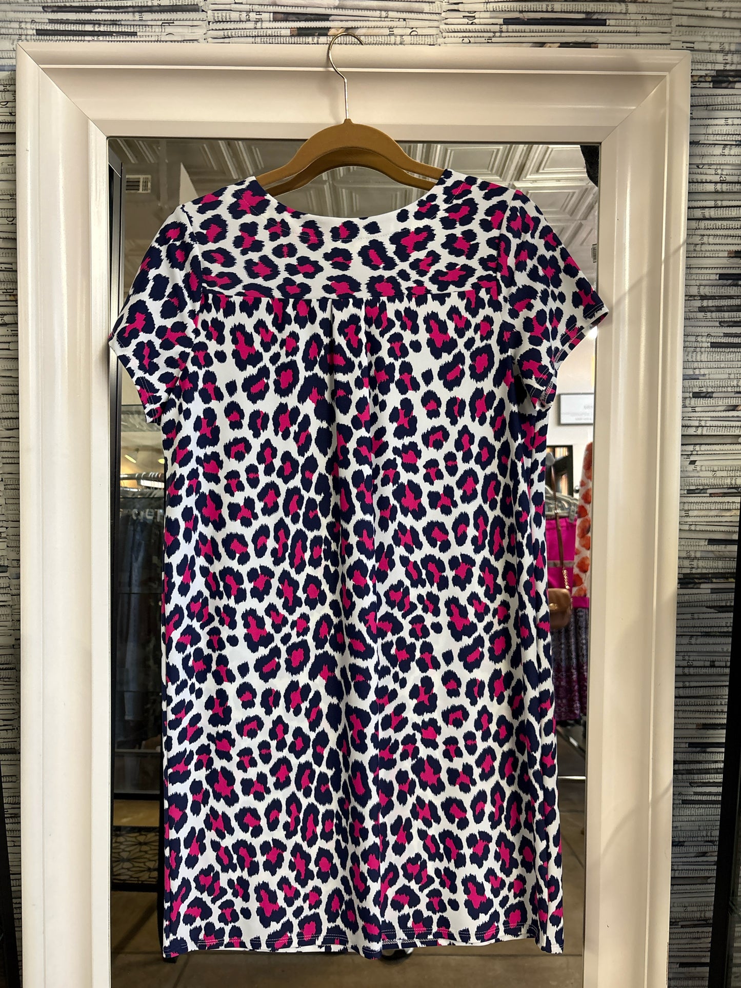 JUDE CONNALLY Size M pink print Animal Print/Multi Dress