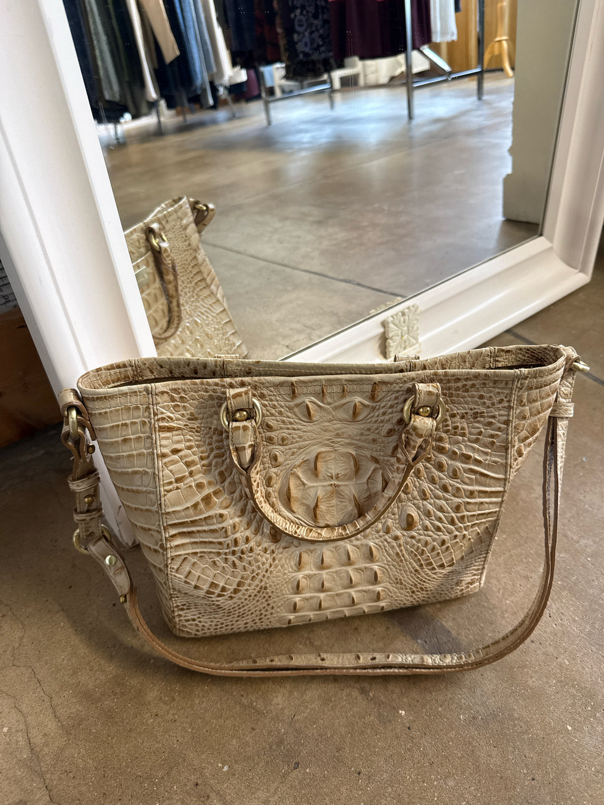 Brahmin Tan Purse