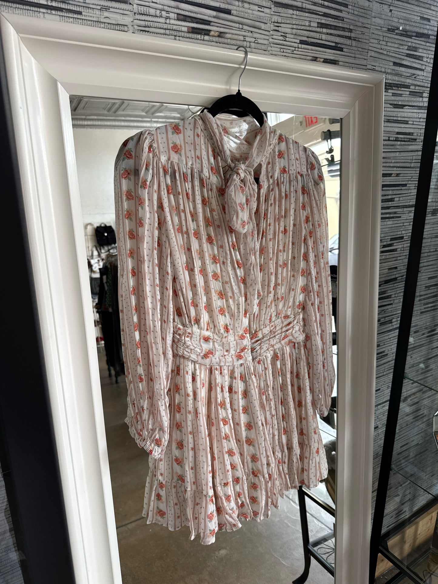 Letmebe Size XXS white/multi Floral Dress