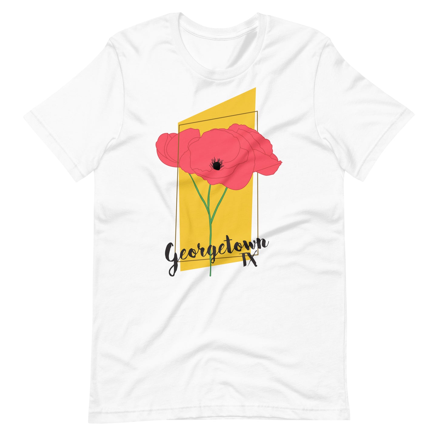 Georgetown Red Poppy T-shirt